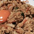 harapecoci's cooksnap of when they made 【20分】黄身トロリ♡おからドライカレー.