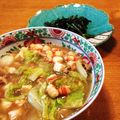 にしだぁ's cooksnap of when they made 豆腐とレンコンとエビの本格中華スープ.