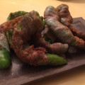 hojiyoshi's cooksnap of when they made 万願寺とうがらしの豚バラ肉巻き❣.