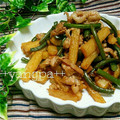 yangpa's cooksnap of when they made 長芋とにんにくの芽のオイスターソース炒め.