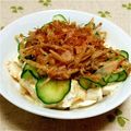 まあまま☆0403's cooksnap of when they made 豆腐ときゅうりのゴマだれやっこ.