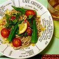 織姫１１０２'s cooksnap of when they made 塩レモン・冷麦パスタ♪♪♪.