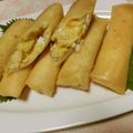 快くん's cooksnap of when they made はんぺんと茹で卵のふわふわ春巻き.