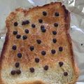 ☆★あーこ★☆'s cooksnap of when they made チョコチップ＆メロンパン味トースト.