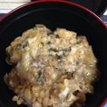 ｊ−ｊ−ｆ's cooksnap of when they made お豆腐と挽き肉の卵丼.