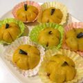 ぽかりんママ's cooksnap of when they made かぼちゃまんじゅう.