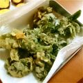 hana＊kana's cooksnap of when they made モロヘイヤの天ぷら.