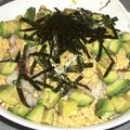 uta5's cooksnap of when they made づけサーモンの☆ちらしずし.