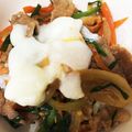 lala35's cooksnap of when they made ニラと豚のスタミナ丼.