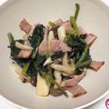 キタマニ's cooksnap of when they made ＣＯ・ＯＰドレで！小松菜ベーコン炒め.