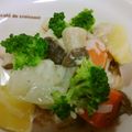 ピン9ノン's cooksnap of when they made 鮭の豆乳クリーム煮.
