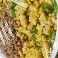 teruha's cooksnap of when they made そぼろ丼.