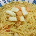ふわふわ笑顔's cooksnap of when they made シーフードミックスでスープスパ.