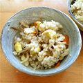 モーリシャス丼's cooksnap of when they made 秋のめぐみ　きのこの入った栗ごはん.