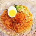 なつき☆ミ's cooksnap of when they made 暑い夏ものりきれる！簡単ビビン麺.