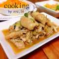 erc_16's cooksnap of when they made ＊鶏皮ときのこのオイスターソース炒め＊.