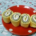 赤い電話's cooksnap of when they made お弁当に！ハムチーズの卵ロール.