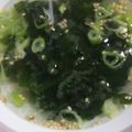 ふわわらら's cooksnap of when they made お鍋不要☆１分で簡単わかめスープ.