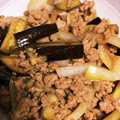 kona8's cooksnap of when they made なす・新玉ねぎ・セロリ・ひき肉の甘辛炒め.