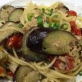 まつき907's cooksnap of when they made ツナとナスとトマトのスパゲッティ.