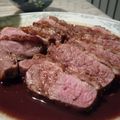 Saccharine's cooksnap of when they made 鴨の胸肉　オレンジ・バルサミコソース.