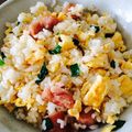 かなおいちご's cooksnap of when they made あおらずに簡単！パラパラかにチャーハン.