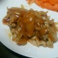 しおコンブ's cooksnap of when they made 青じそとケチャップで♪豚肉と玉ねぎ炒め.