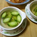 しのばぁたん's cooksnap of when they made 夏☀胡瓜のお吸い物☀富山限定?.