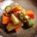 デブ一家総長's cooksnap of when they made ☆れんこんとオクラのレモン醤油酢☆.