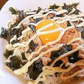黒蜜仔's cooksnap of when they made 簡単ランチ☆ツナマヨ丼の温玉のせ.