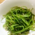 memmen's cooksnap of when they made 三つ葉と椎茸で大人のおひたし♪.
