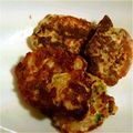 373あき's cooksnap of when they made ゴーヤと納豆の味噌チーズチヂミ★卵不使用.