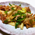 クックEver's cooksnap of when they made 豚肉と長芋のシャキシャキ炒め.