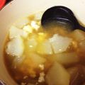 yukoseven's cooksnap of when they made 身体にやさしい^_^とうがんスープ.