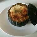 kaeayuママ's cooksnap of when they made 坊ちゃんかぼちゃの丸ごとグラタン.