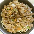 ゆいこ２１００'s cooksnap of when they made 北海道のジンギスカンDEジンギ丼♡.