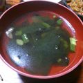 稲沢ゆり's cooksnap of when they made 焼肉屋さんのわかめスープ.