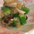ワンワンみーたん's cooksnap of when they made オクラとしめじのおろポン和え.