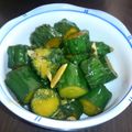 凡人２１号's cooksnap of when they made きゅうりと大葉とにんにくの醤油漬け☆夏.