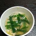 kiel's cooksnap of when they made ☆簡単☆ ニラもやしのたまごスープ☆.