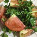 ぽちまるaa's cooksnap of when they made クレソンとトマトのサラダ.