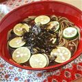 ACHANEL's cooksnap of when they made 見た目も味もビックリ♥ 冷たいすだちそば.