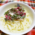 びんび❤'s cooksnap of when they made 冷たいうどん✿ささみと梅.