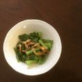 necoshiba's cooksnap of when they made お弁当の隙間！レンジで青菜の海老風味炒め.