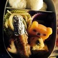 アトムガール's cooksnap of when they made ★キャラ弁に★ 切れてないハートの卵焼き.