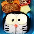 でむでみ's cooksnap of when they made 海苔とチーズで簡単ドラえもんキャラ弁♪.