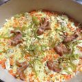 味魔女's cooksnap of when they made フライパン＊野菜たっぷりチキンパエリア＊.