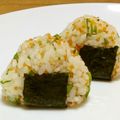 chou*'s cooksnap of when they made とびっことゴマのぷちぷちおにぎり♬.