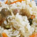 ひまわりサンフラワー's cooksnap of when they made 赤貝の炊き込みご飯.