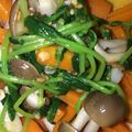 す1222's cooksnap of when they made 豆苗とにんじんの酢みそごまあえ.